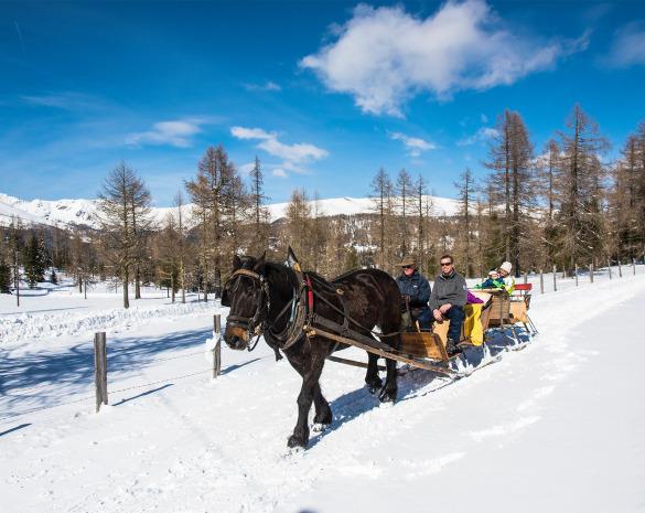 Pferdekutschenfahrt auf der Hochrindl