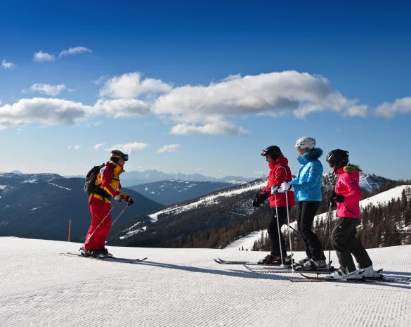 Skifahren in den Nockbergen